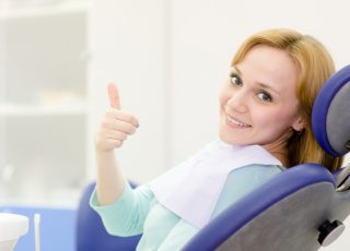 young girl in Prisma Dentists clinic